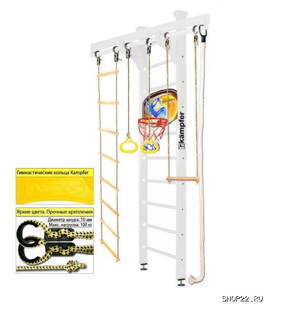    Kampfer Wooden Ladder Ceiling Basketball Shield [1   3 ]   - 
