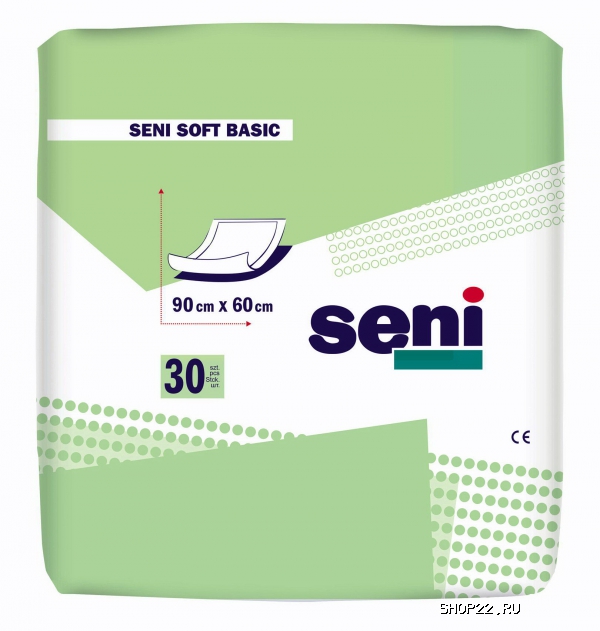 Одноразовые пеленки Seni Soft Basic (90x60), 30 шт.