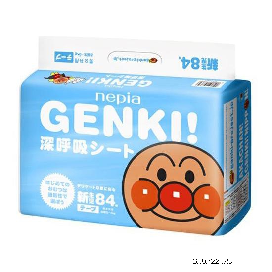 Купить Genki подгузники, 2-5кг, NB 84 