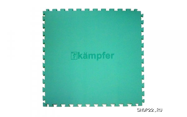 Купить Татами "Kampfer" ППЭ 3040 (1х1) "ласточкин хвост" зеленый/желтый в Барнауле - фото