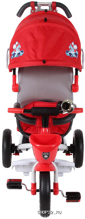Купить MINI TRIKE 3-х кол. вел. ЗАЙЧИК красный, надув. кол. (корз, звонок) (1шт.в кор) в Барнауле - фото