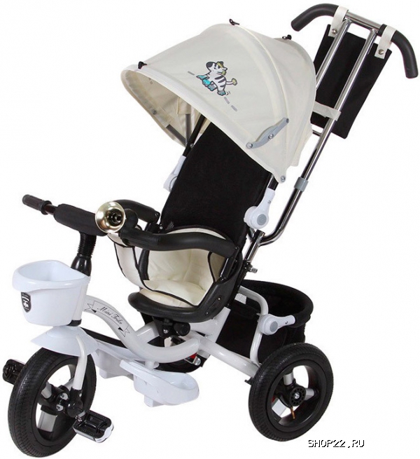 Купить MINI TRIKE 3-х кол. вел. ЗАЙЧИК красный, надув. кол. (корз, звонок) (1шт.в кор) в Барнауле - фото