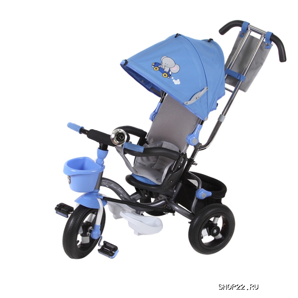 Купить MINI TRIKE 3-х кол. вел. ЗАЙЧИК красный, надув. кол. (корз, звонок) (1шт.в кор) в Барнауле - фото